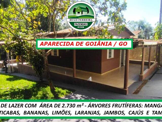 #154 - Chácara para Venda em Aparecida de Goiânia - GO - 2