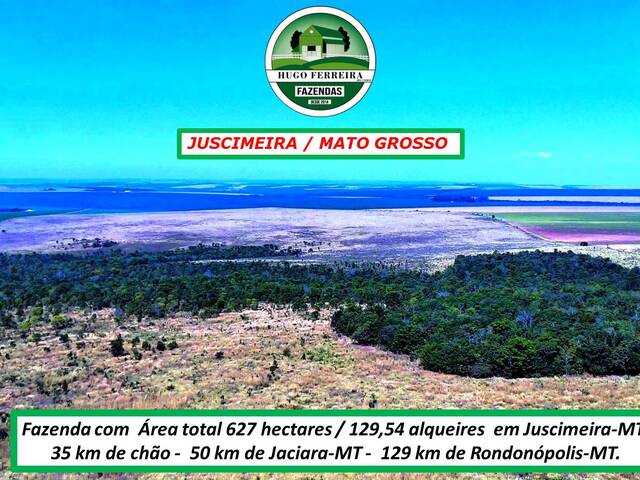 #1663 - Fazenda para Venda em Juscimeira - MT