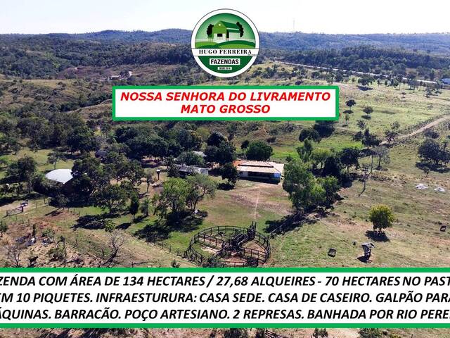 #181 - Fazenda para Venda em Nossa Senhora do Livramento - MT