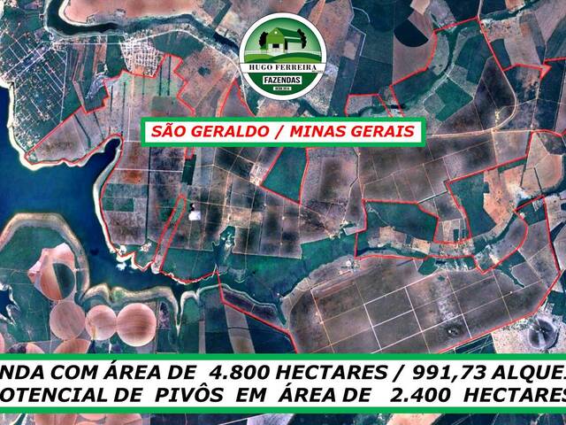 #204 - Fazenda para Venda em São Geraldo - MG