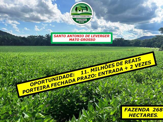 #206 - Fazenda para Venda em Santo Antônio do Leverger - MT