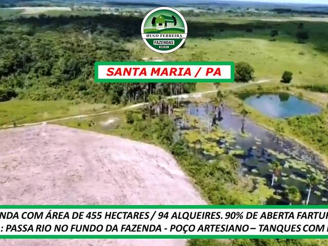 #0001 - Fazenda para Venda em Santa Maria do Pará - PA