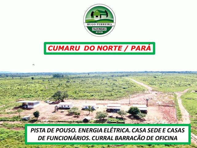 #2434 - Fazenda para Venda em Cumaru do Norte - PA
