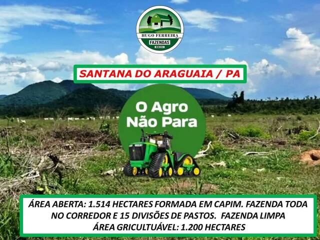 #3030 - Fazenda para Venda em Santana do Araguaia - PA - 2