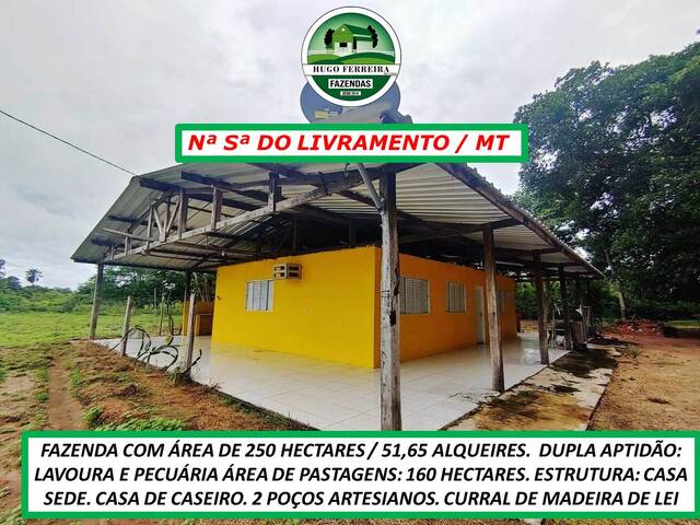 #3100 - Fazenda para Venda em Nossa Senhora do Livramento - MT - 3