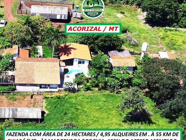 #3211 - Fazenda para Venda em Acorizal - MT