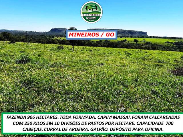 #3511 - Fazenda para Venda em Mineiros - GO - 2