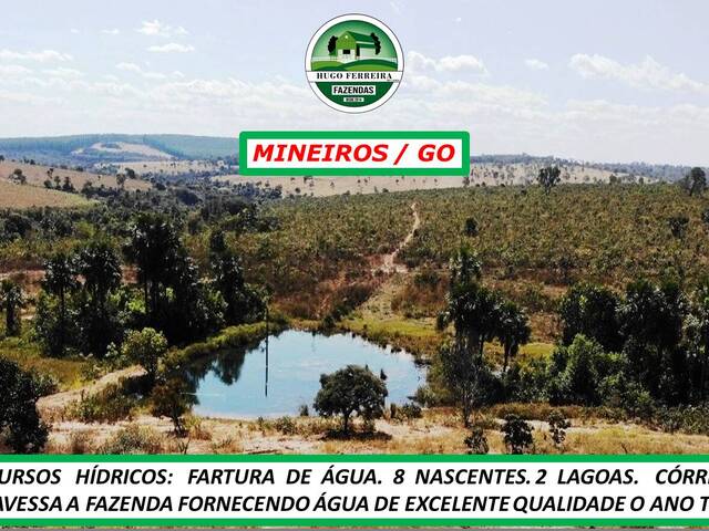 #3522 - Fazenda para Venda em Mineiros - GO