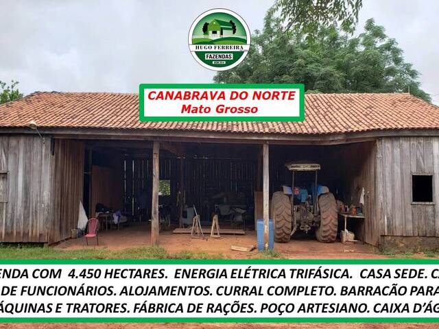 #3600 - Fazenda para Venda em Canabrava do Norte - MT - 2