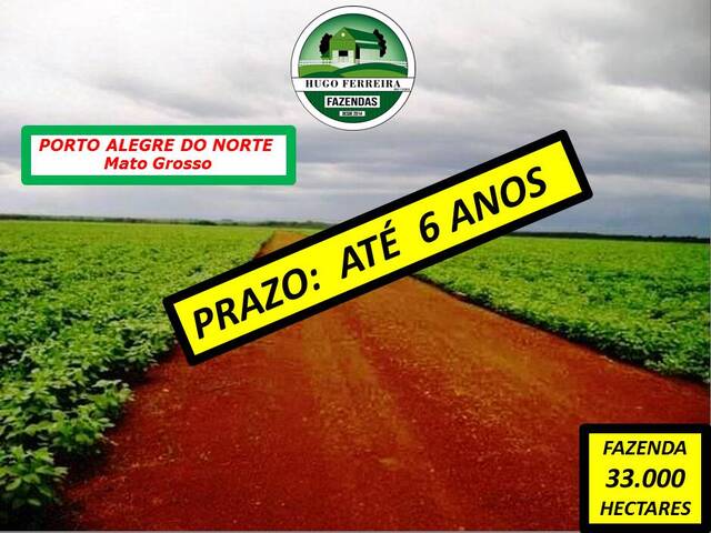#3683 - Fazenda para Venda em Porto Alegre do Norte - MT - 1