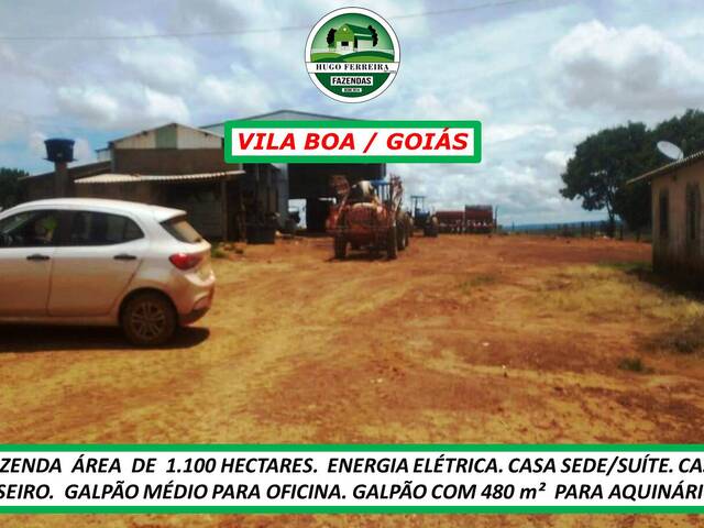 #3911 - Fazenda para Venda em Vila Boa - GO