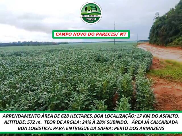 #3955 - Fazenda para Arrendamento em Campo Novo do Parecis - MT - 2
