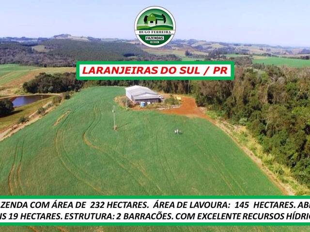 #4080 - Fazenda para Venda em Laranjeiras do Sul - PR