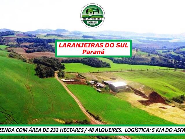 #4080 - Fazenda para Venda em Laranjeiras do Sul - PR