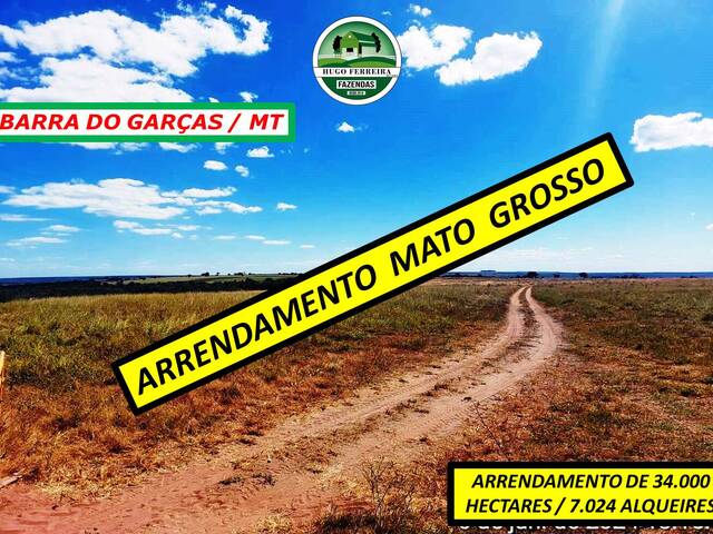 #4177 - Fazenda para Arrendamento em Barra do Garças - MT - 1