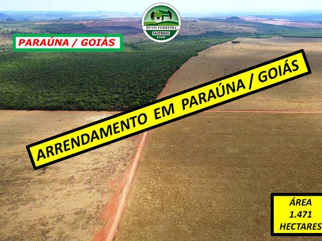 #4277 - Fazenda para Arrendamento em Paraúna - GO - 1