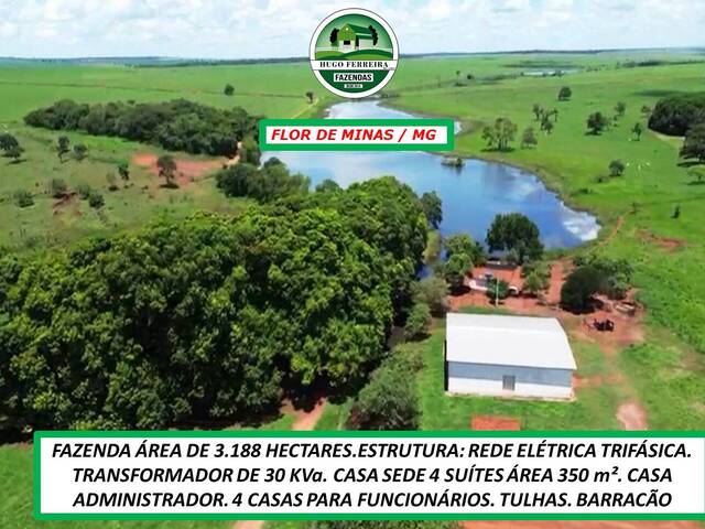 #4455 - Fazenda para Venda em Gurinhatã - MG - 3