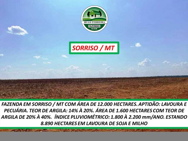 #4722 - Fazenda para Venda em Sorriso - MT - 2
