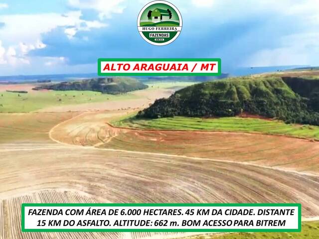 #4919 - Fazenda para Venda em Alto Araguaia - MT - 1