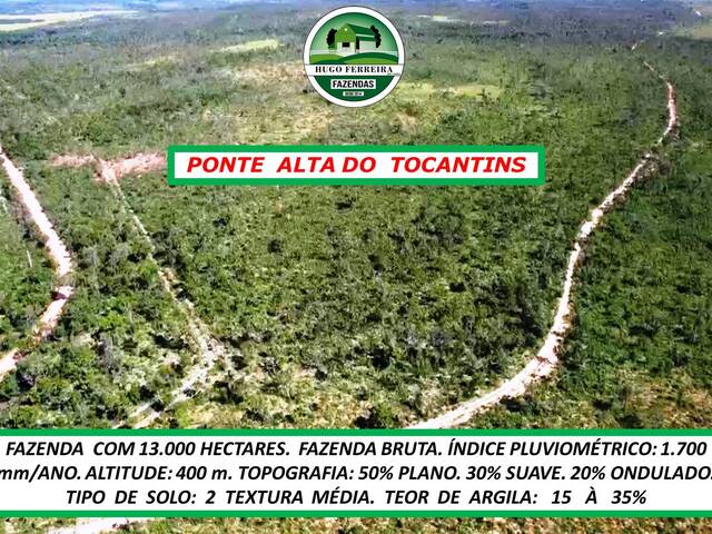 #5040 - Fazenda para Venda em Ponte Alta do Tocantins - TO - 3