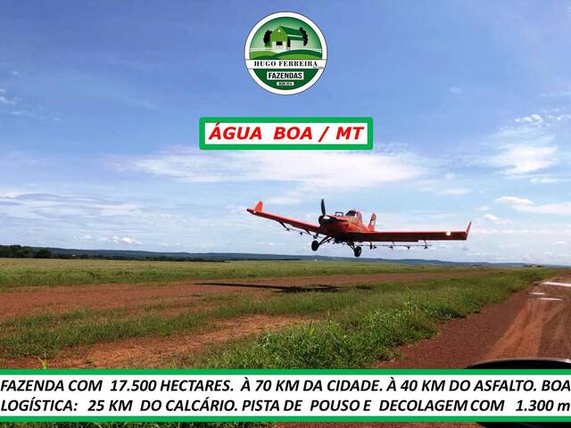 #5222 - Fazenda para Venda em Água Boa - MT - 1