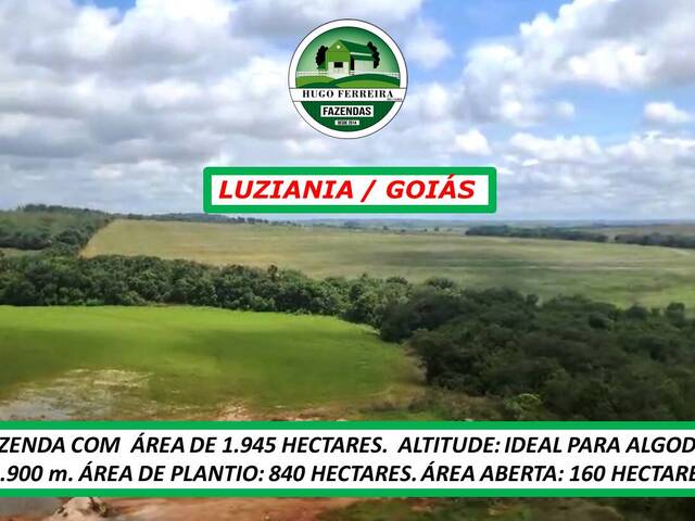 #5232 - Fazenda para Venda em Luziânia - GO - 2