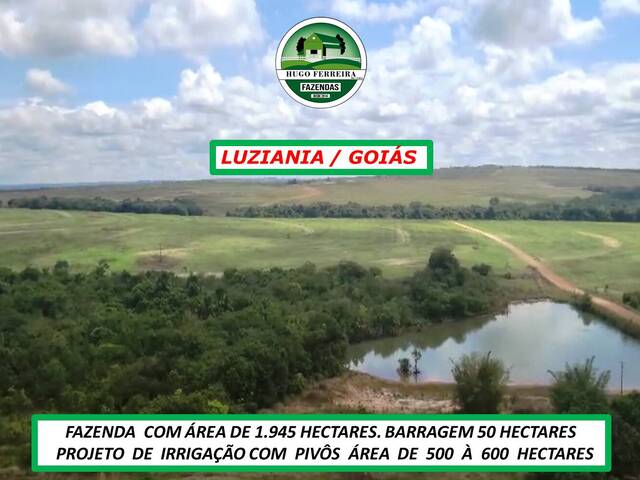 #5232 - Fazenda para Venda em Luziânia - GO - 1