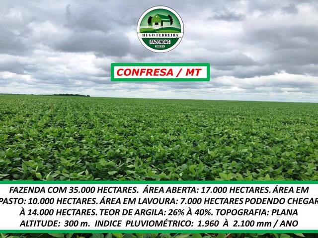 #5050 - Fazenda para Venda em Confresa - MT - 2