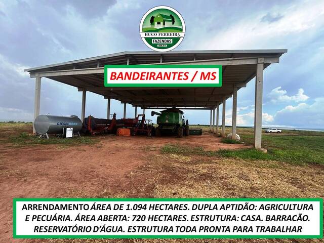 #5399 - Fazenda para Arrendamento em Bandeirantes - MS - 2