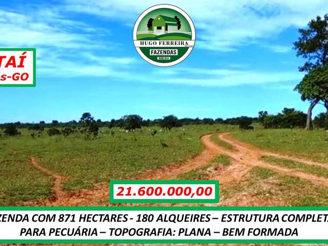 #5594 - Fazenda para Venda em Jataí - GO - 1