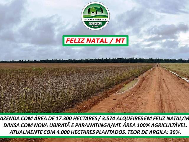 #5644 - Fazenda para Venda em Feliz Natal - MT - 2