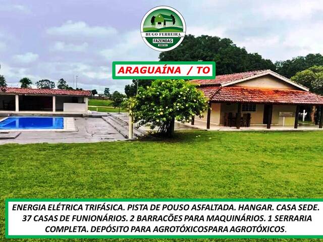 #5699 - Fazenda para Venda em Araguaína - TO - 1