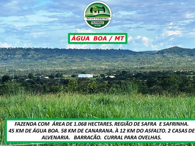 #5944 - Fazenda para Venda em Água Boa - MT - 2