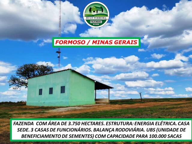 #5966 - Fazenda para Venda em Formoso - MG - 2