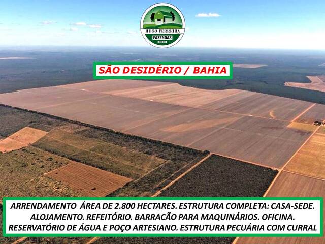 #6288 - Fazenda para Arrendamento em São Desidério - BA - 2
