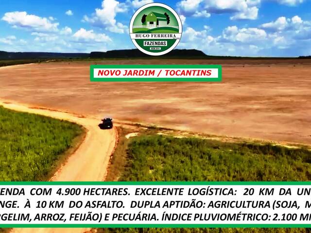 #6636 - Fazenda para Venda em Novo Jardim - TO - 3