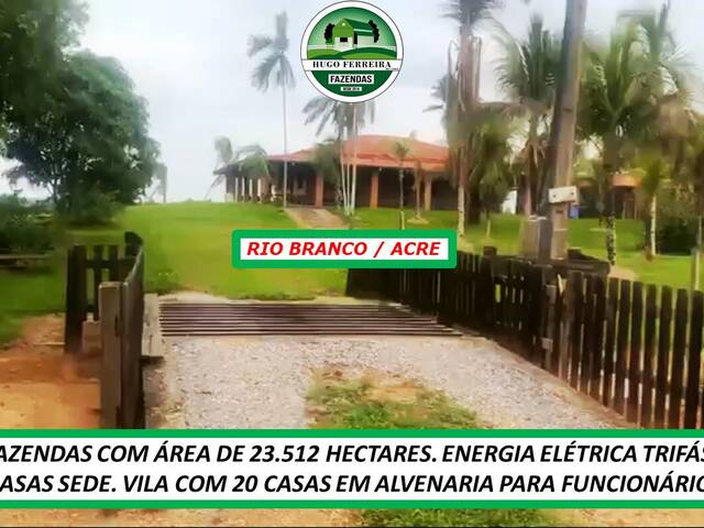 #6767 - Fazenda para Venda em Rio Branco - MT - 1