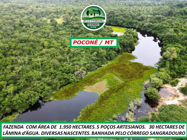#6828 - Fazenda para Venda em Poconé - MT - 2