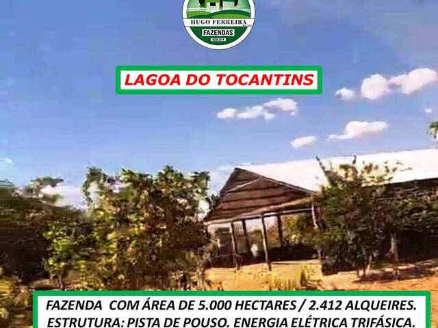 #6879 - Fazenda para Venda em Lagoa do Tocantins - TO - 1