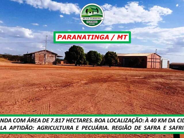 #6958 - Fazenda para Venda em Paranatinga - MT - 2