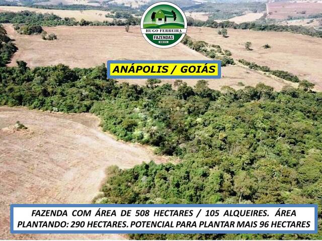 #7111 - Fazenda para Venda em Anápolis - GO - 1