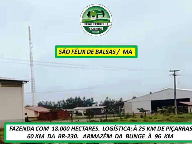 #7388 - Fazenda para Venda em São Félix de Balsas - MA - 2