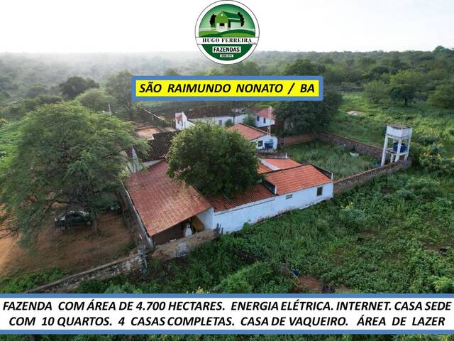 #7566 - Fazenda para Venda em São Raimundo Nonato - PI - 2