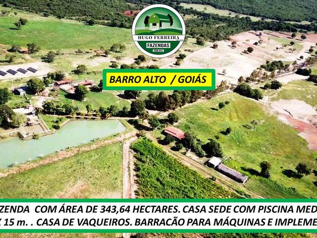 #7833 - Fazenda para Venda em Barro Alto - GO - 2