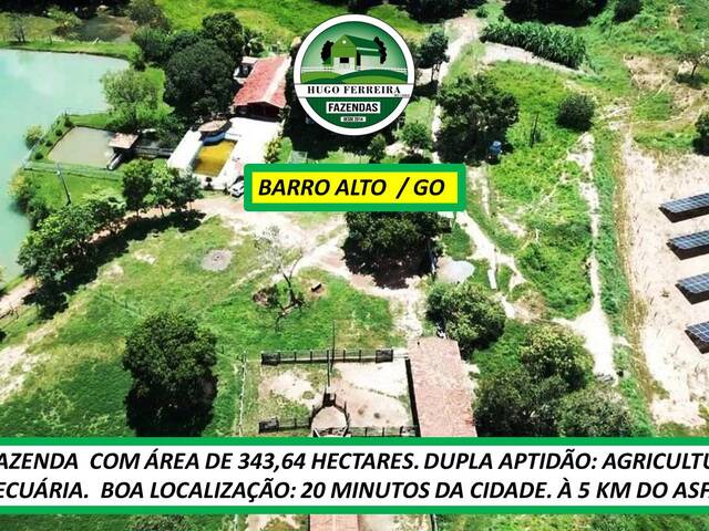 #7833 - Fazenda para Venda em Barro Alto - GO - 1