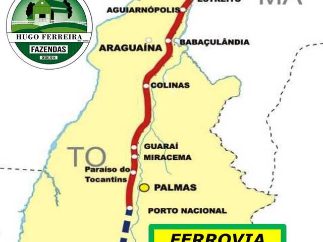 #8001 - Fazenda para Venda em Lizarda - TO - 1