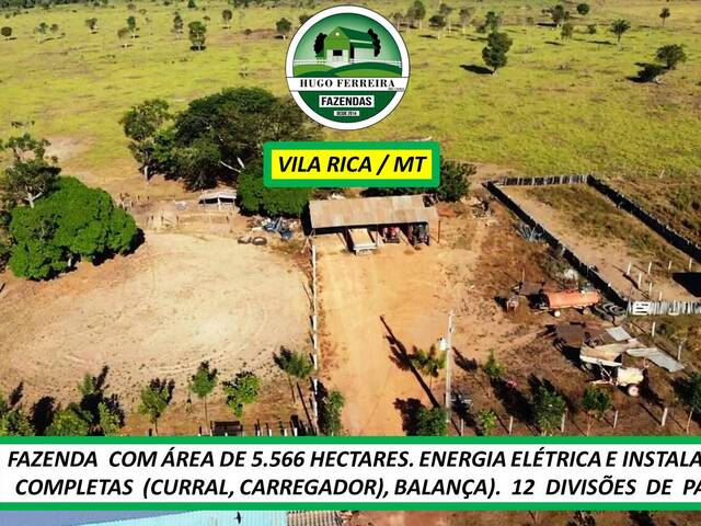 #8011 - Fazenda para Venda em Vila Rica - MT - 3