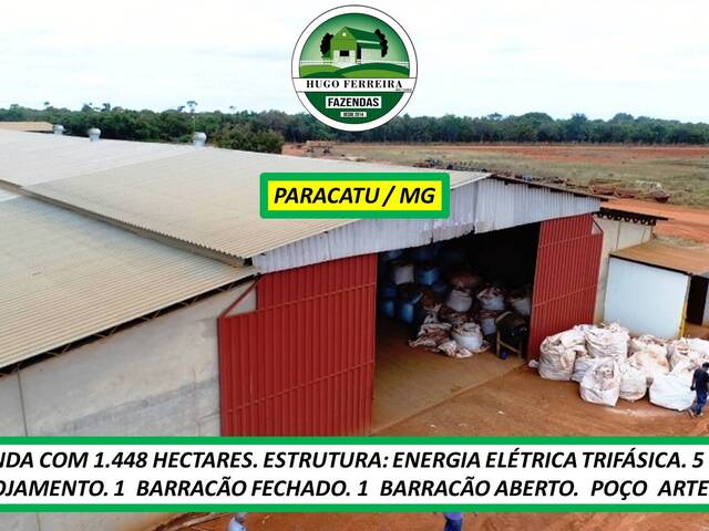 #8111 - Fazenda para Venda em Paracatu - MG - 1