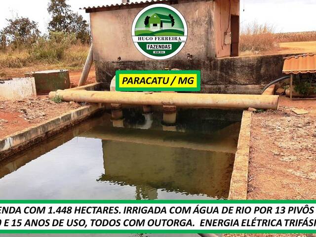 #8111 - Fazenda para Venda em Paracatu - MG - 2