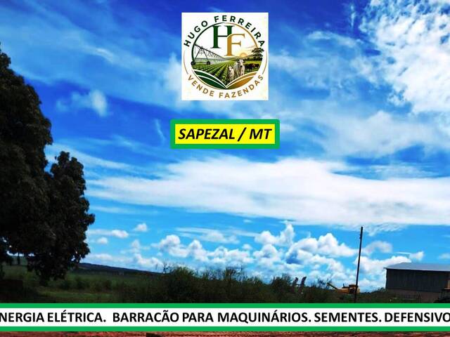 #8468 - Fazenda para Venda em Sapezal - MT